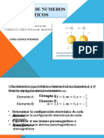 Ejercicios de números cuánticos