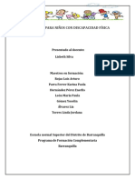 Actividades para Niños Con Discapacidad Fisica.