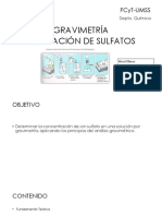 Practica 3 Gravimetria Determinacion de Sulfatos