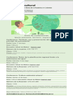 Ciclo de Conferencias Medio Ambiente PDF