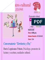 Invitación Conversatorios Territorio y Paz PDF