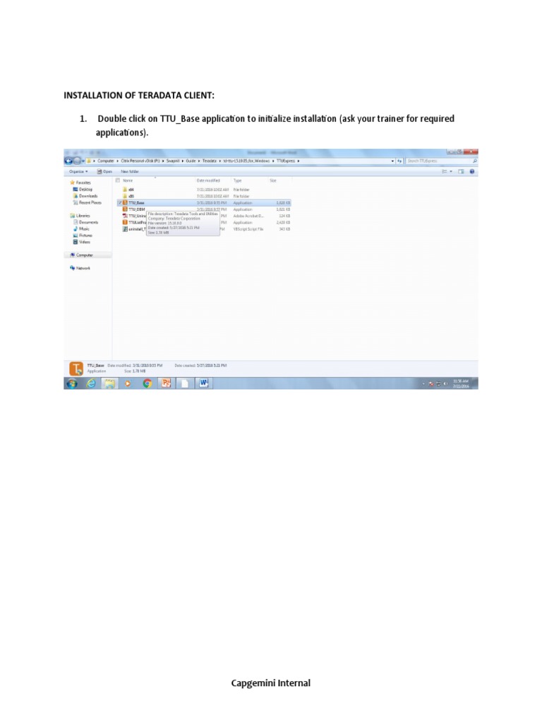 Teradata - Installation Prepared Internally | PDF | Business