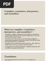 Compilers, Translators, Interpreters, and Assemblers - Presentation2