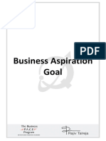 Business Aspiration Creation Template PDF