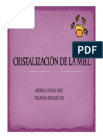 Cristalizacion de La Miel