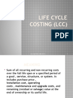 Life Cycle Costing (LCC) (Accounts )