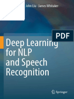 Deep Learning For NLP and Speech Recogni