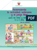 Favoreciendo La Autonomia y El Juego