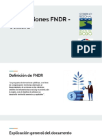 Subvenciones FNDR