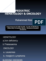 Pediatric Hematology & Oncology: Muhammad Riza