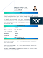 Perfil CV Rosangela Gaspar secretaria computarizada