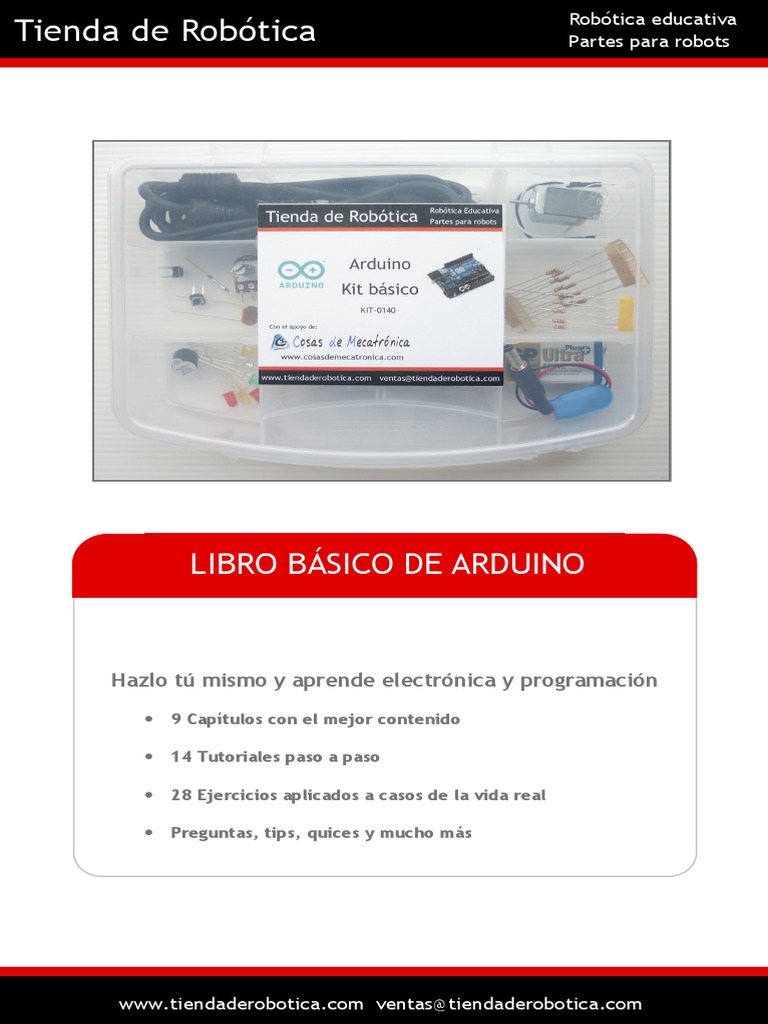 Libro Básico de Arduino: Guía Práctica | PDF | Corriente eléctrica ...