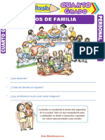 Tipos de Familia para Cuarto Grado de Primaria