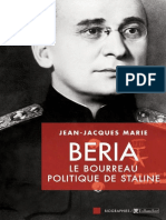 Beria - Le Bourreau Politique D - Marie, Jean-Jacques