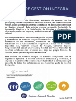 Politica de Calidad SGC PDF