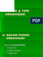 4 - Fungsi & Tipe Organisasi