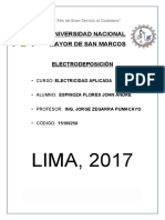 ELECTRODEPOSICION