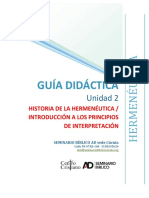 Gdu2-He - Historia y Principios de La Hermeneutica