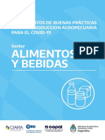 LINEAMIENTO PROTOCOLOS para empresa de alimentos y bebidas