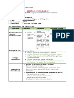 SESIÓN DE APRENDIZAJE Secuencias Numericas