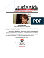 02jul2020 - Comité Central - Ante El Sensible Fallecimiento de Ángela Jeria