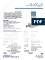 ALIA AUF770 Sanitary Type Ultrasonic Flowmeter