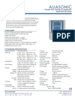 Alia AUF750 Non-Intrusive Ultrasonic Flowmeter