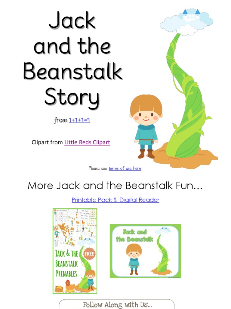 Jack and The Beanstalk Story PDF | PDF | Jack And The Beanstalk | Fairy Tales for Free Printable Jack And The Beanstalk Stick Puppets