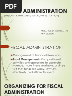 Fiscal Administration