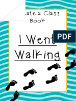 Create A Class Book: I Went Walking