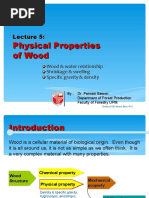 Physical Properties of Wood