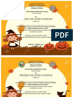 Halloween certificates 2
