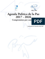 Agenda Política de La Paz 09052017