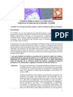 COVID-19 y La Violencia Hacia Mujeres y Niñas en América Latina y El Caribe