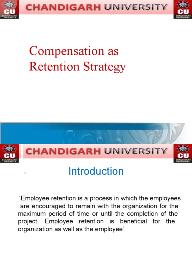 Compensation As Retentionstrategies PDF Employee Retention