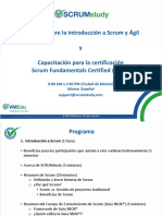 SCRUMstudyScrumPresentation SFCTraining Spanish PDF