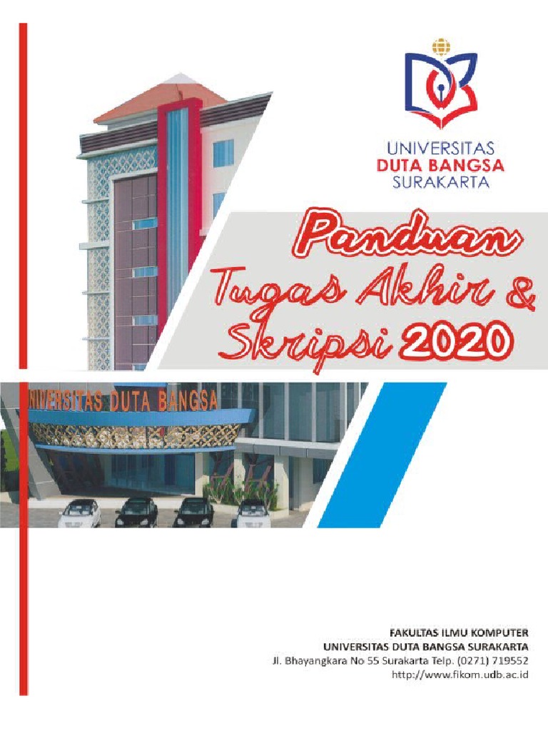 Panduan Skripsi Fakultas Ilmu Komputer | PDF | Seni
