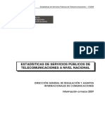 Servicios Públicos de Telecom I Trim. 2009 9