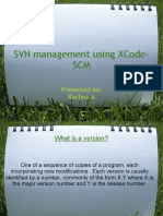 SVN Management Using XCode SCM