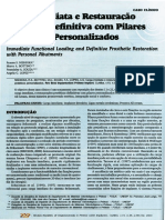 Carga Imediata e Restauracao Protetica Definitiva Com Pilares Personalizados PDF