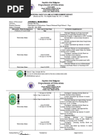 Department of Education: Individual Daily Log and Accomplishment Report