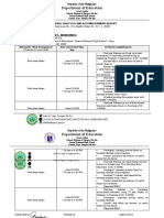 Department of Education: Individual Daily Log and Accomplishment Report