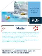 What Is The State of Matter ? Summer Holiday Homework Inter-Disciplinary Project Chemistry