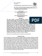 Big Five Personality Types & Knowledge Hiding Behaviour A Theoretical Framework PDF