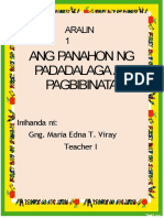 Mga Pagbabago Sa Panahon NG Pagdadalaga at Pagbibinata