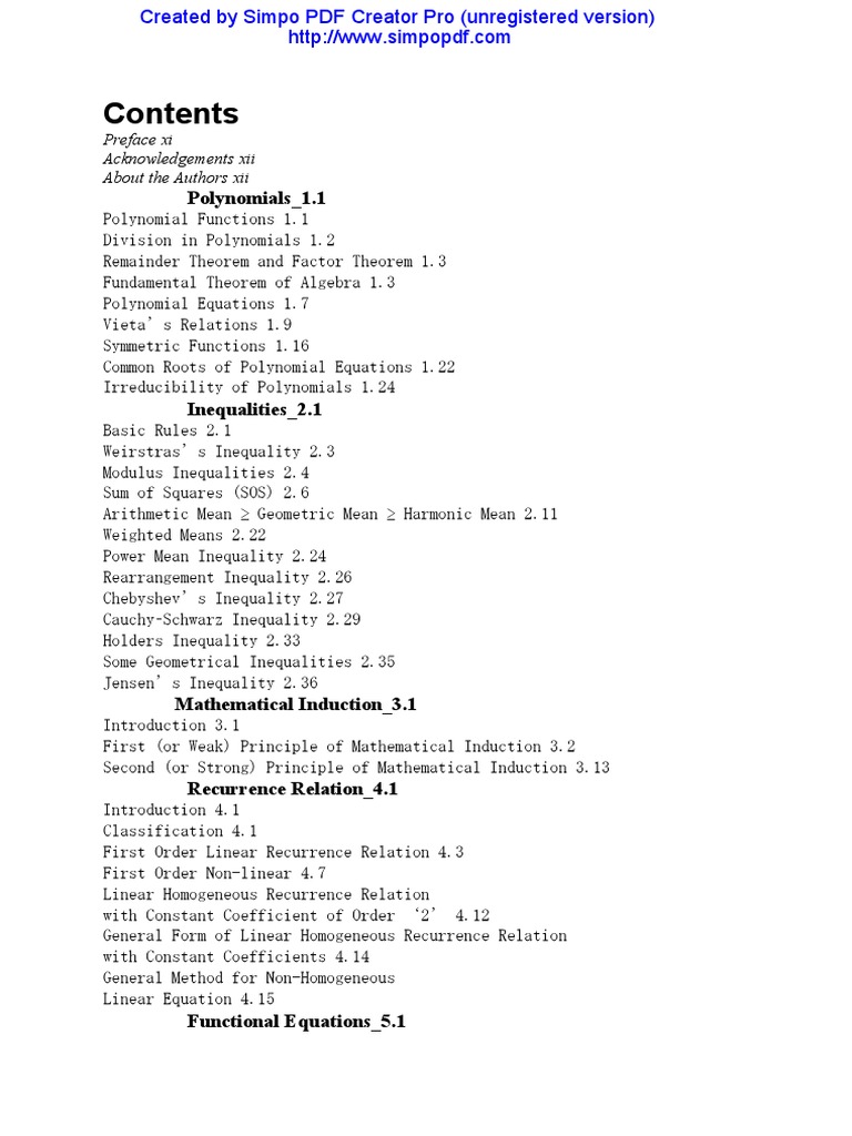 Pathfinder Mathematics for Olympiads | PDF | Polynomial | Algebra