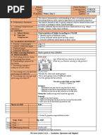 Grade 3 Daily Lesson LOG: Ii - Content A. Subject Matter: B. Unpacked Competencies: Iii - Learning Resources