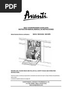 Built - in Dishwasher/Lavaplatos Instruction Manual/Manual de Instrucciones