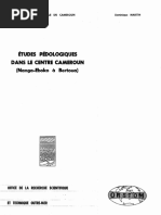 Études Pédologiques Dans Le Centre Cameroun (Nanga-Eboko À Bertoua)