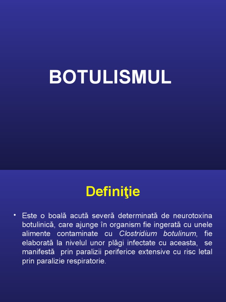 BOTULISMUL | PDF